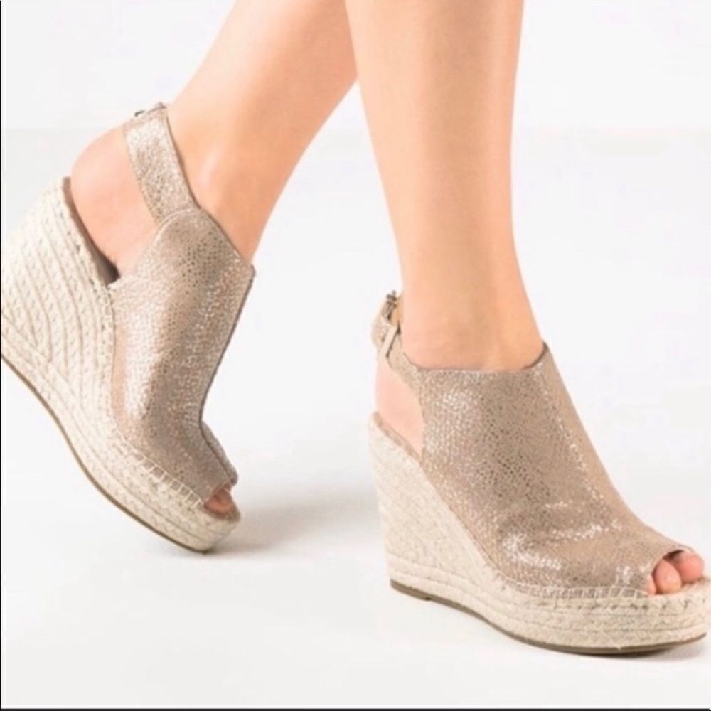 KENNETH COLE New York  Wedges Odette Platform Espadrille Size 9.5